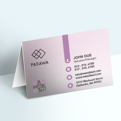 Folded Business Cards