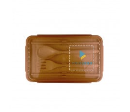Wheat Straw Lunch Box With Cutlery