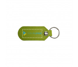 Faux Leather Keychain