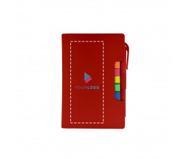 Notebook With Colorful Sticky Tags