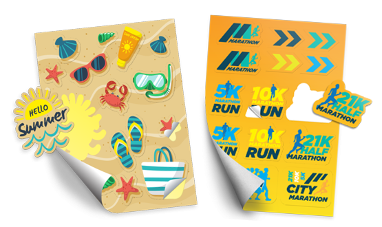 custom printing services for Multiple Design Sticker Sheets