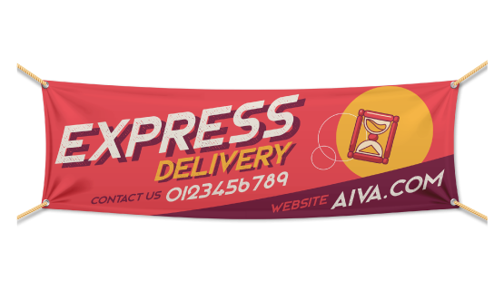 custom printing services for Same Day Banners