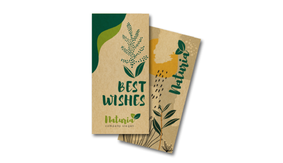 custom printing services for DIY Kraft Money Packets