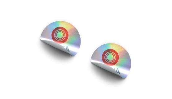 custom printing services for Holographic Stickers