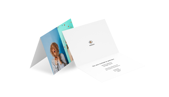 custom printing services for Folded Invitation Cards