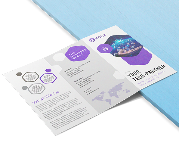 custom printing services for Premium Leaflets
