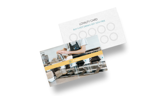 custom printing services for Loyalty Cards