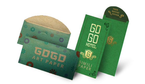 custom printing services for Customized Kraft Money Packets