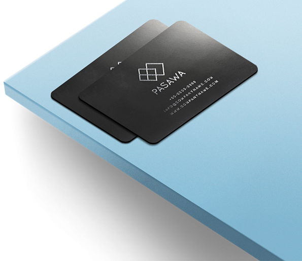 custom printing services for Metal Business Cards