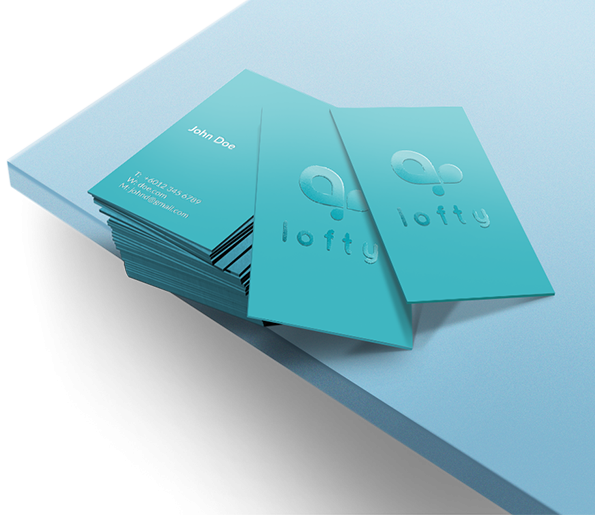 custom printing services for Spot Varnish Business Cards