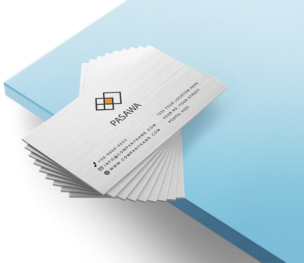 custom printing services for Textured Business Cards