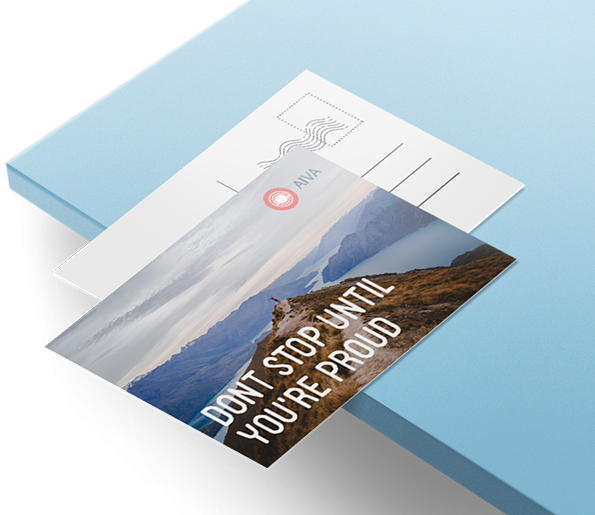 custom printing services for Postcards