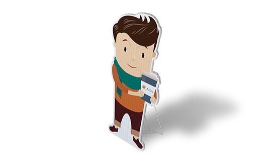 custom printing services for Human Standee