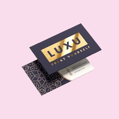 Hot Stamped Business Cards
