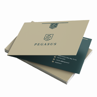 Folded Business Cards