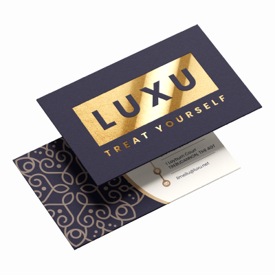 Hot Stamped Business Cards