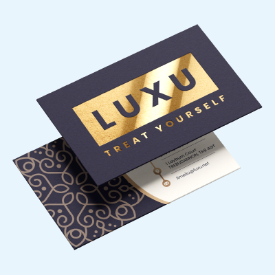 Hot Stamped Business Cards