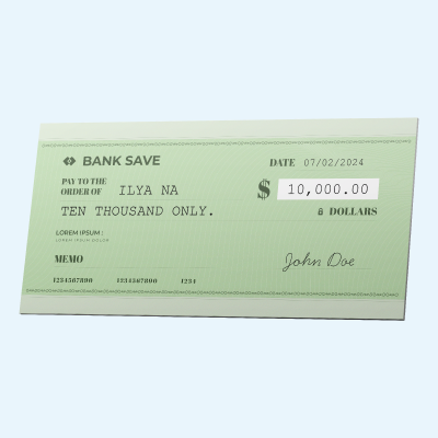 Mock Up Cheques