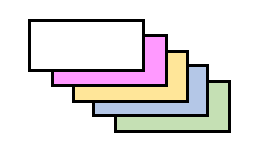 Sheets of paper in 5-ply NCR bill book