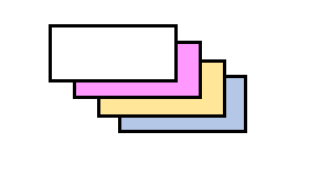 Sheets of paper in 4-ply NCR bill book