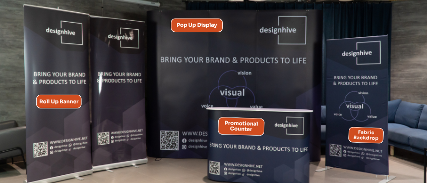Large format banner printing for events