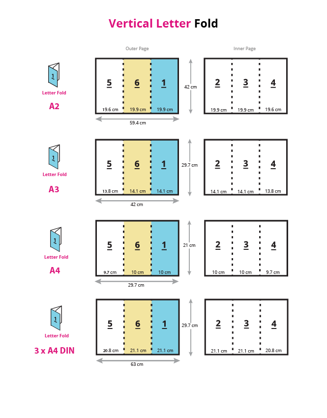 Vertical Letter Fold